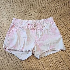 Girls size 10 denim tie dye shorts Old Navy